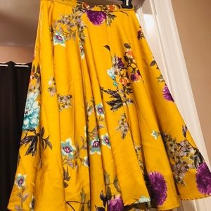 ModCloth Bea &Dot Ikebana For All Floral Skirt